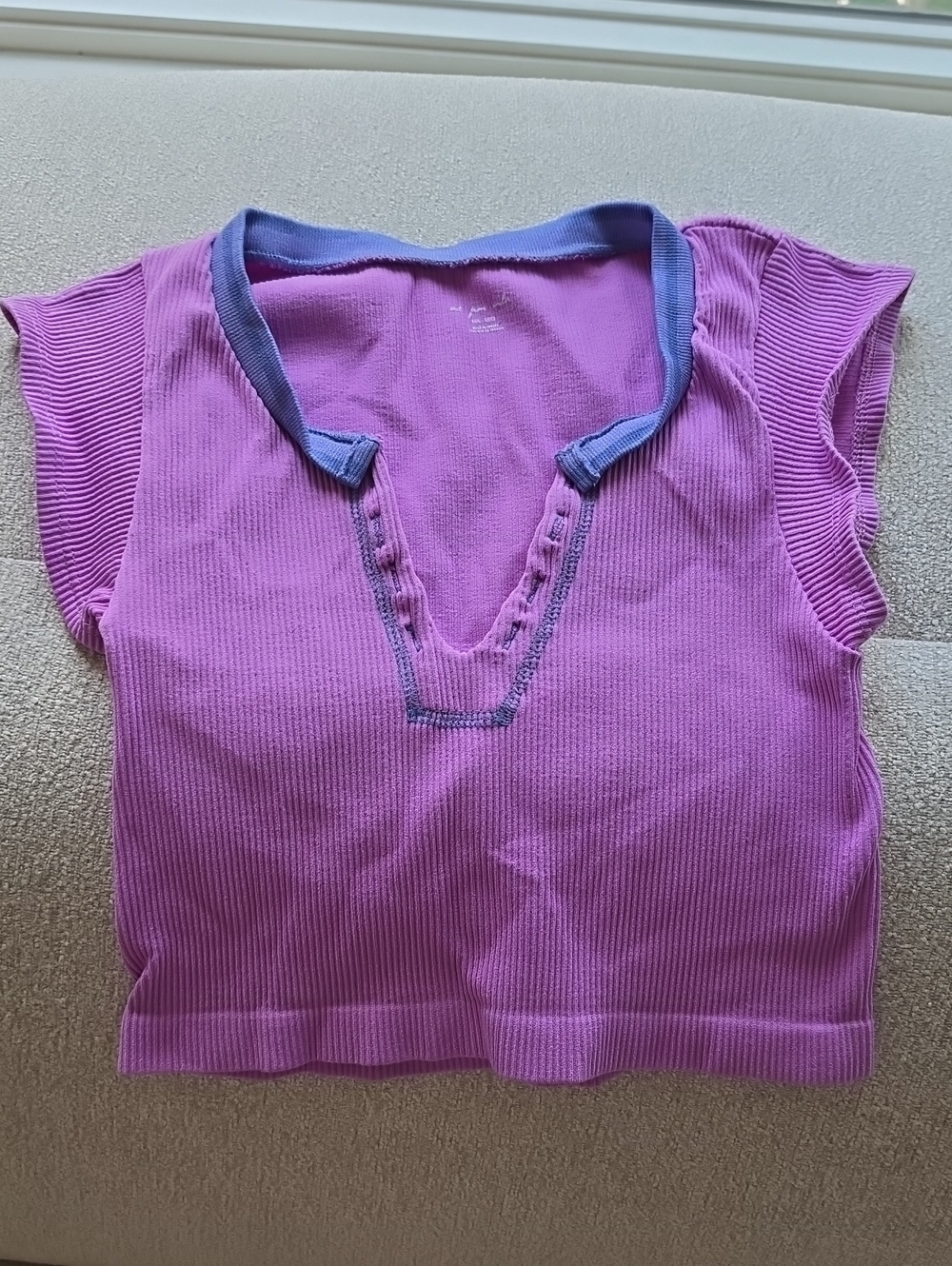out from under Go For Gold Seamless Top Purple M/L